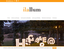 Tablet Screenshot of ilallum.com